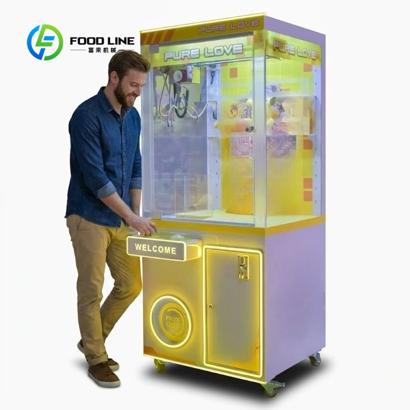 Arcade Games And Vending - Automatyczna maszyna z automatycznym chwytakiem, działająca
