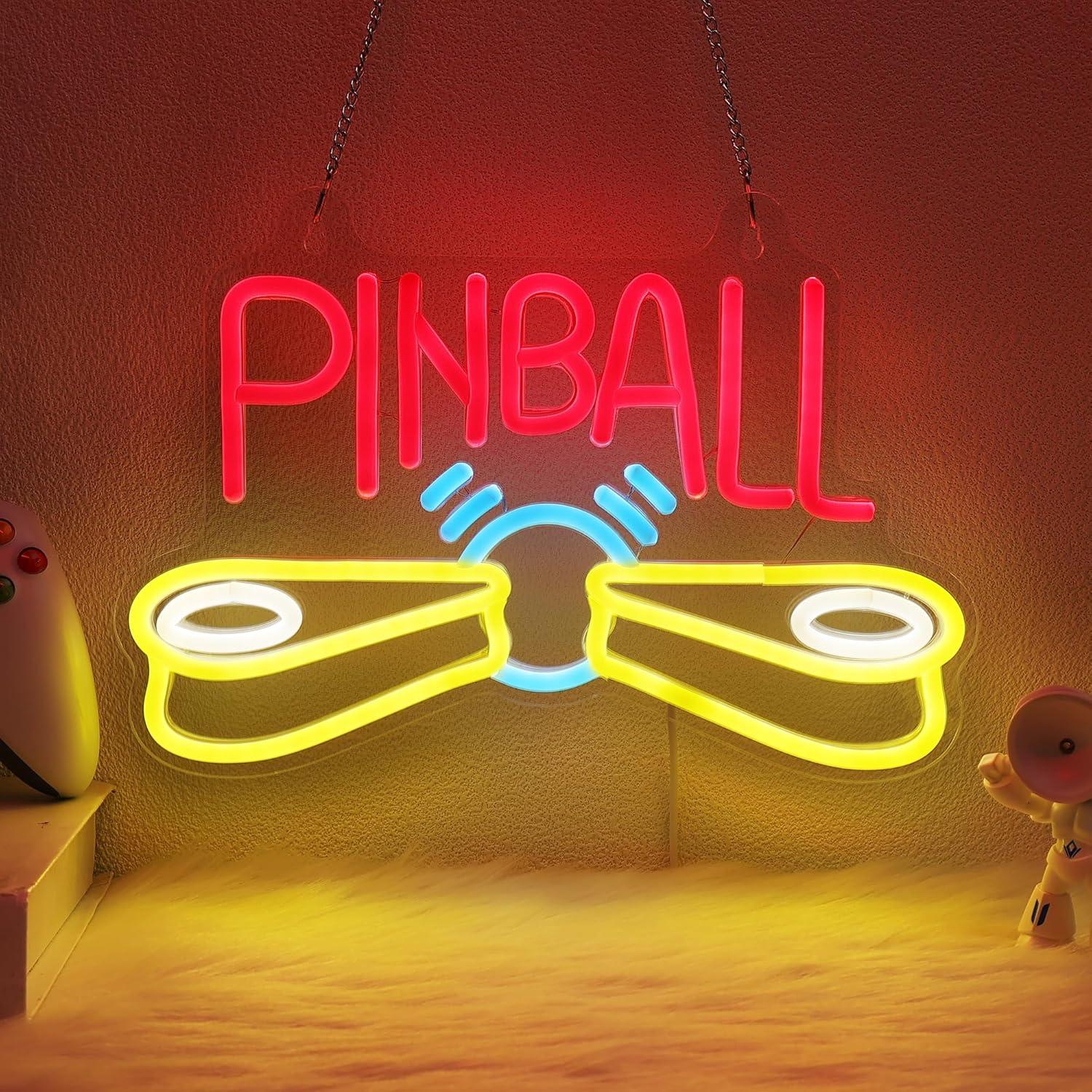 Neonowa tabliczka do pinballa, – Arcade Games & Vending Llc Photos recenzja i cena